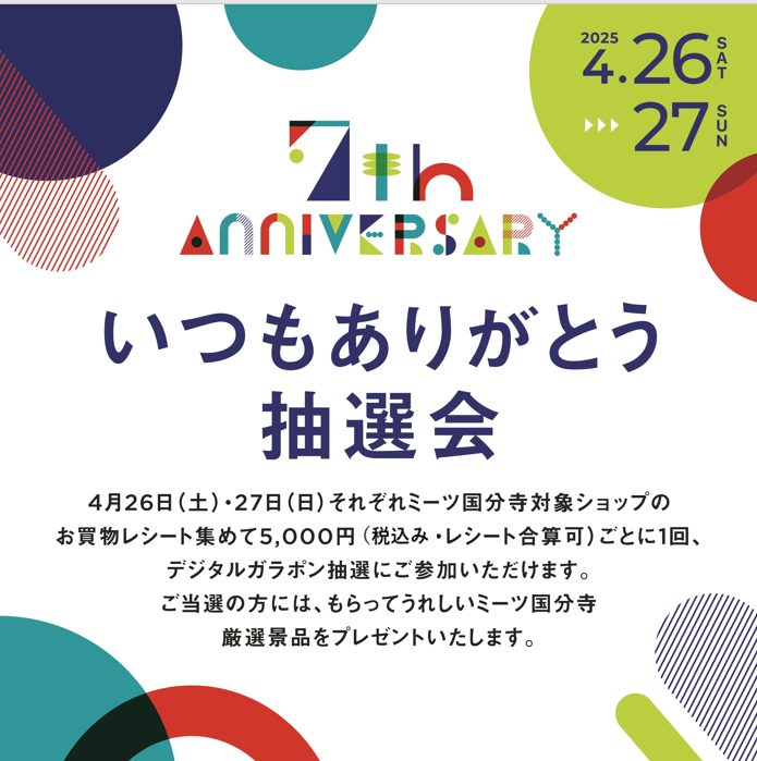 いつもありがとう抽選会　開催！
