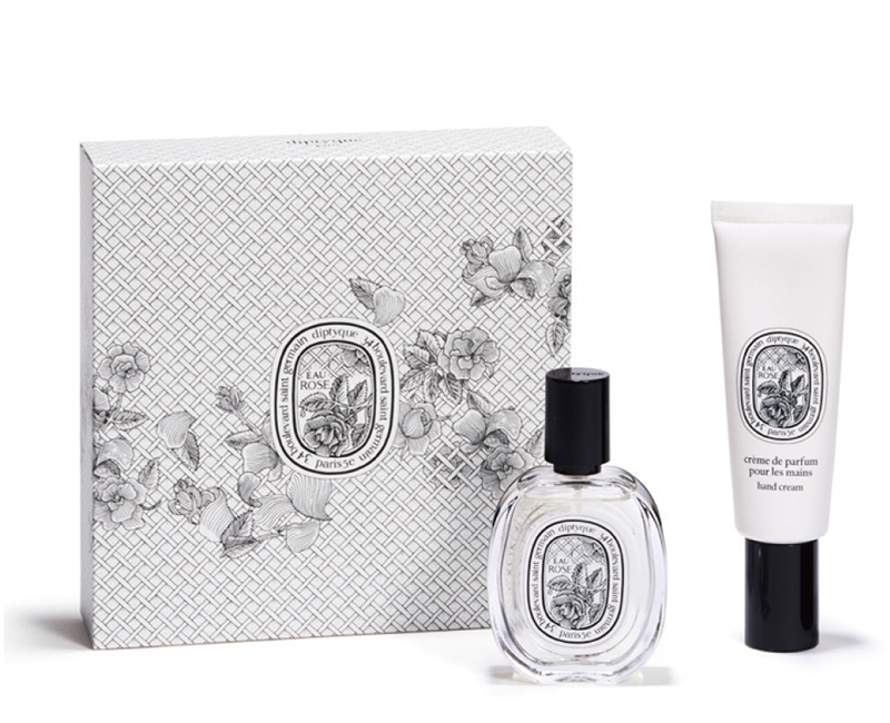 DIPTYQUE オー ローズ デュオ(限定BOX) 13,200円 左:オードトワレ オー ローズ 30mL(現品) 右:ハンドクリーム オー ローズ 45mL(現品)