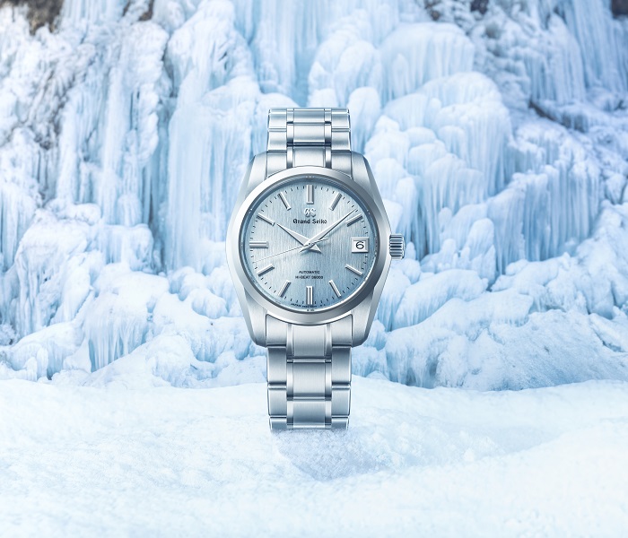 Frozen waterfall Jily Su in winter. Landscape of mountains with a waterfall. Caucasus, Russia